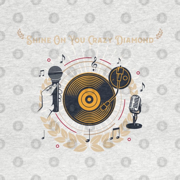 Shine On You Crazy Diamond (pink floyd) by QinoDesign